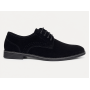 Pantofi barbati din piele naturala intoarsa - Model Negru103NVEL